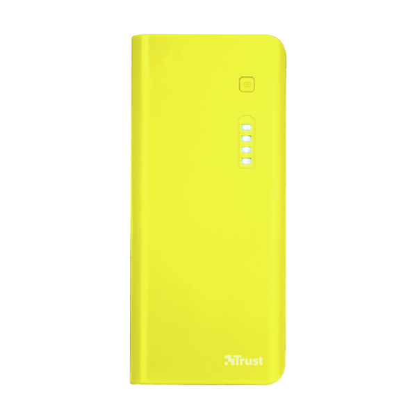 პორტატული დამტენი trust Primo Powerbank 10.000 mAh - yellow