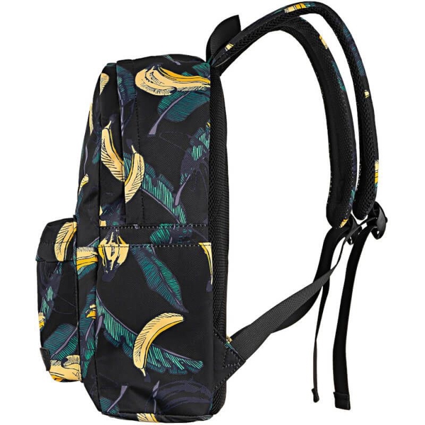 ნოუთბუქის ჩანთა 2E BPT6114BB 13″ Backpack, TeensPack Bananas, Black