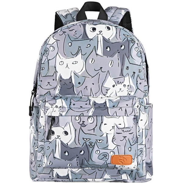 2E BPT6114GC 13″ Backpack, TeensPack Cats, Gray