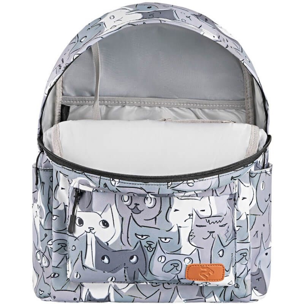 2E BPT6114GC 13″ Backpack, TeensPack Cats, Gray