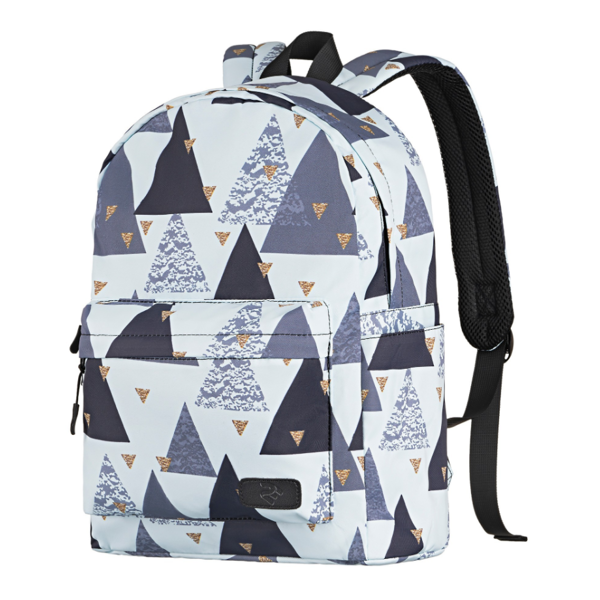 ნოუთბუქის ჩანთა 2E BPT6114WT 13″ Backpack, TeensPack Triangles, White