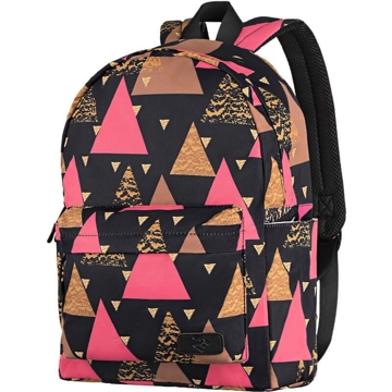 ნოუთბუქის ჩანთა 2E BPT6114BK 13″ Backpack, TeensPack Triangles, Black