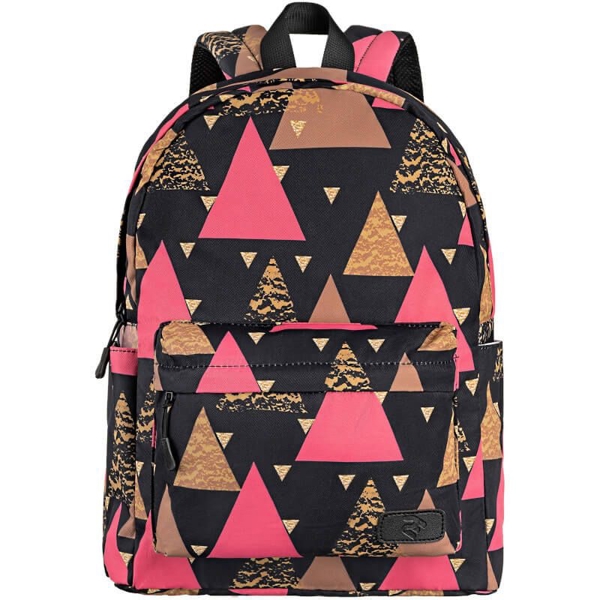 ნოუთბუქის ჩანთა 2E BPT6114BK 13″ Backpack, TeensPack Triangles, Black