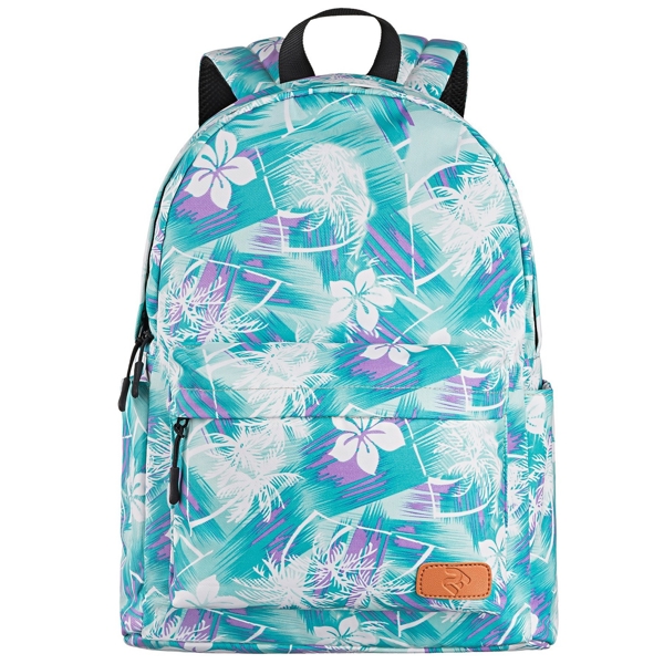 ნოუთბუქის ჩანთა 2E BPT6114GB 13″ Backpack, TeensPack Wildflowers, Green-blue