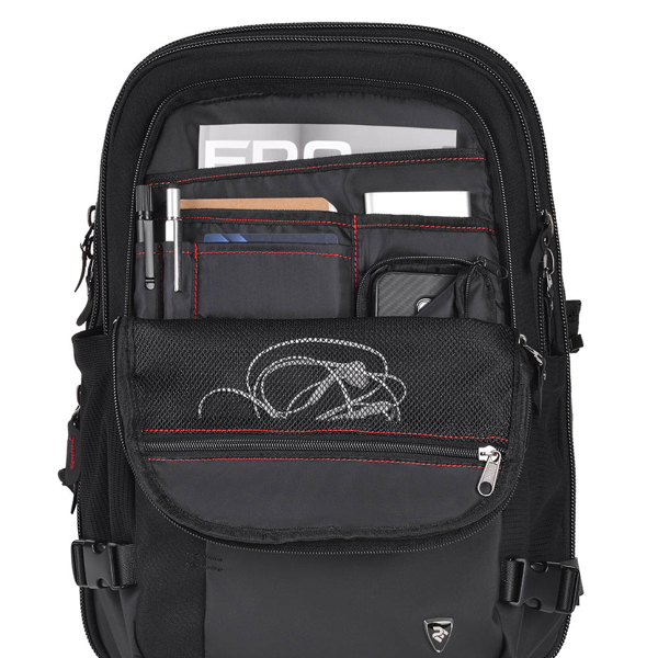 ნოუთბუქის ჩანთა 2E BPT9196BK 16" Backpack, Premier Pack, Black