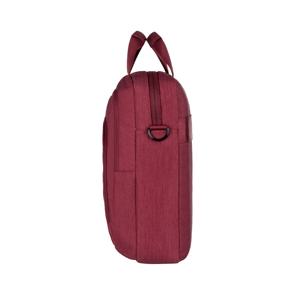 2E CBN9198BG 16" Laptop Bag, CrossSquares Burgundy