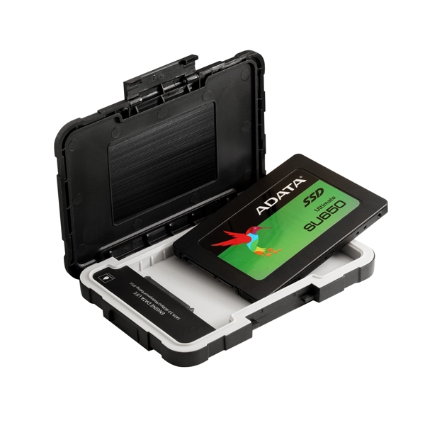 მყარი დისკის ქეისი A-DATA AED600-U31-CBK USB Box for SSD and Hard Drive  3.1-2.5 inch