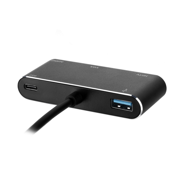 ადაპტერი 2E W1408 Adapter Type C to USB 3.0AUXHDMIVGAUSB Type C, 0.15m, black
