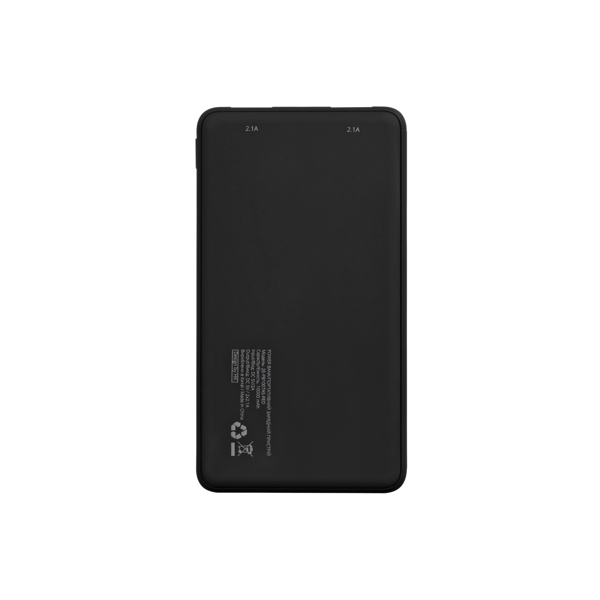 პორტატული დამტენი 2E PB1007AS Power Bank SOTA series Slim 10000 mAh, DC 5V, 2USB-2.1A&2.1A, red