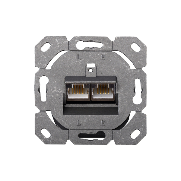 ქსელის კაბელის როზეტი DIGITUS CAT 6 wall outlet shielded