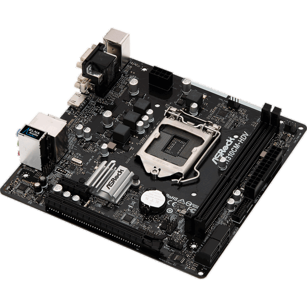 დედა დაფა ASRock H310CM-HDV s1151 H310 2xDDR4 HDMI-DVI-VGA mATX