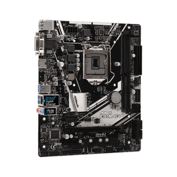 დედა დაფა ASRock B365M-HDV s1151 B365 2xDDR4 M.2 HDMI-DVI-VGA mATX