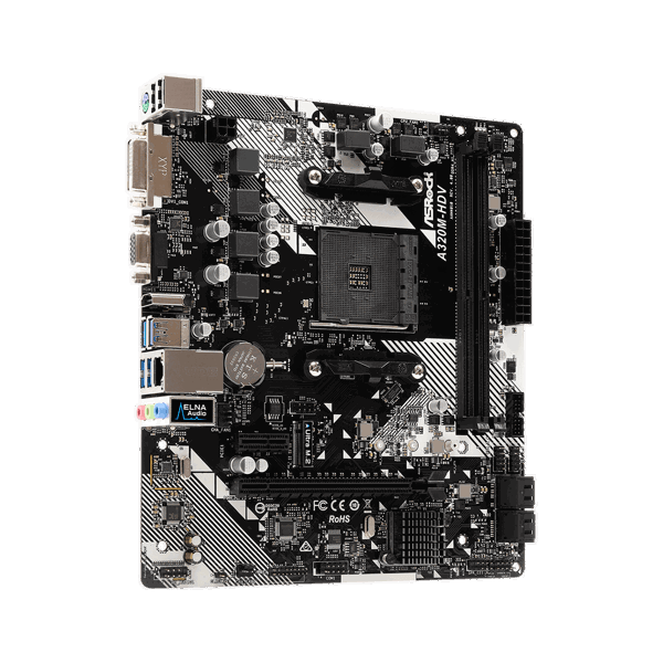 დედა დაფა ASRock A320M-HDV sAM4 A320 2xDDR 4 HDMI-VGA-DVI mATX