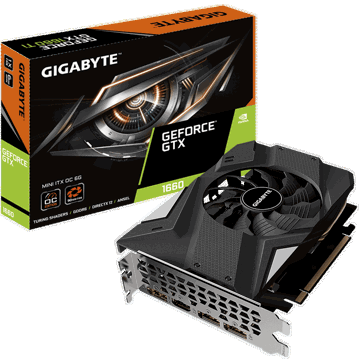 ვიდეო დაფა GIGABYTE GeForce GTX1660 MINI ITX OC 6G