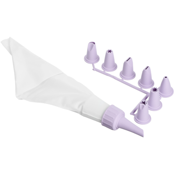 საკონდიტრო შპრიცი ARDESTO AR2307LP Mousse Cream Sack, lilac, plastic