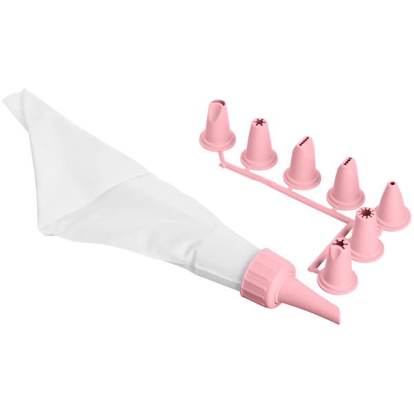 საკონდიტრო შპრიცი ARDESTO AR2307PP Mousse Cream Sack, rose, plastic