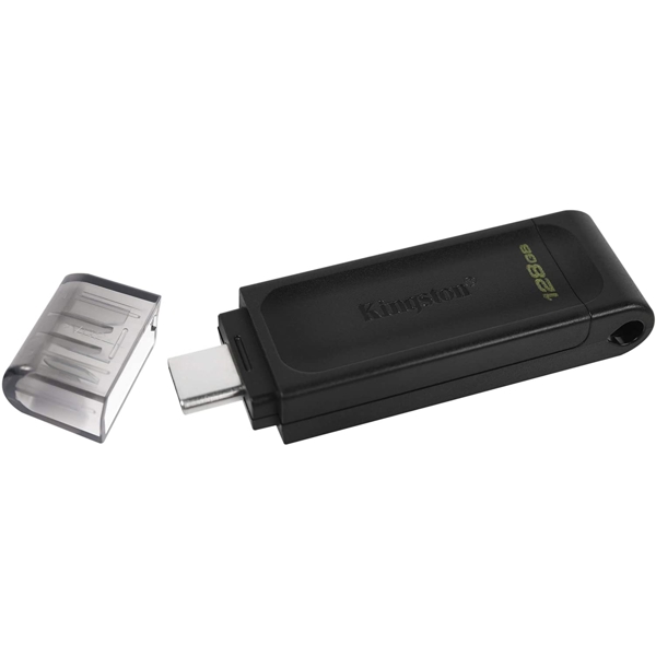 ფლეშ მეხსიერება Kingston 128GB USB-C 3.2 Gen 1 DT70