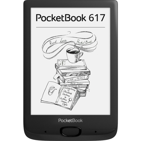 პლანშეტური წიგნი PocketBook PB617-P-CIS 617 e-Reader Matte Black