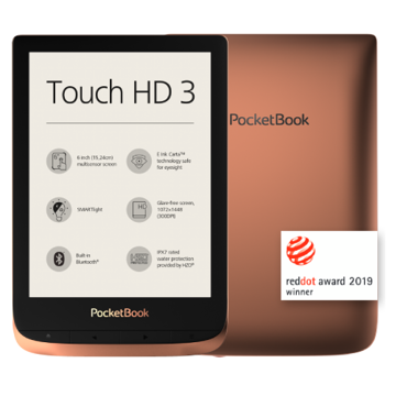 პლანშეტური წიგნი PocketBook e-Reader 632 Touch HD3 Copper