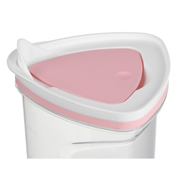 ზეთის კონტეინერი ARDESTO Oli container Fresh 1 l, pink, plastic