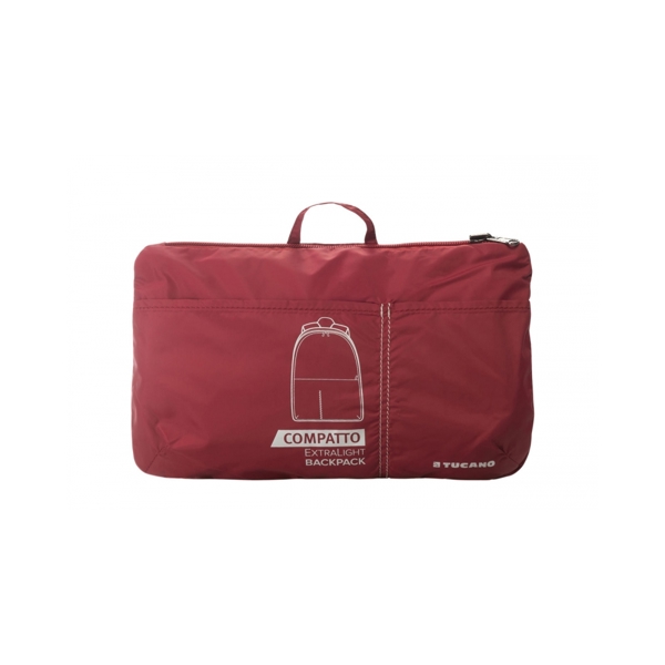 ჩანთა TUCANO COMPATTO XL BACKPACK PACKABLE BURGUNDY