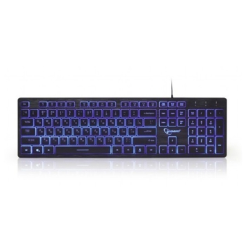 კლავიატურა Gembird KB-UML3-01-RU 3-color backlight multimedia keyboard USB