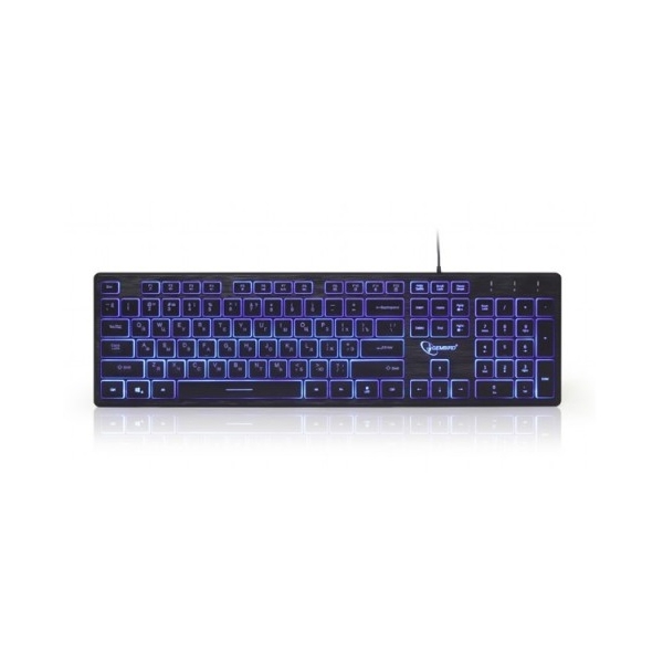 კლავიატურა Gembird KB-UML3-01-RU 3-color backlight multimedia keyboard USB