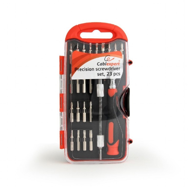 ხელსაწყოების ნაკრები Gembird TK-SD-10 Precision screwdriver set 23 pcs