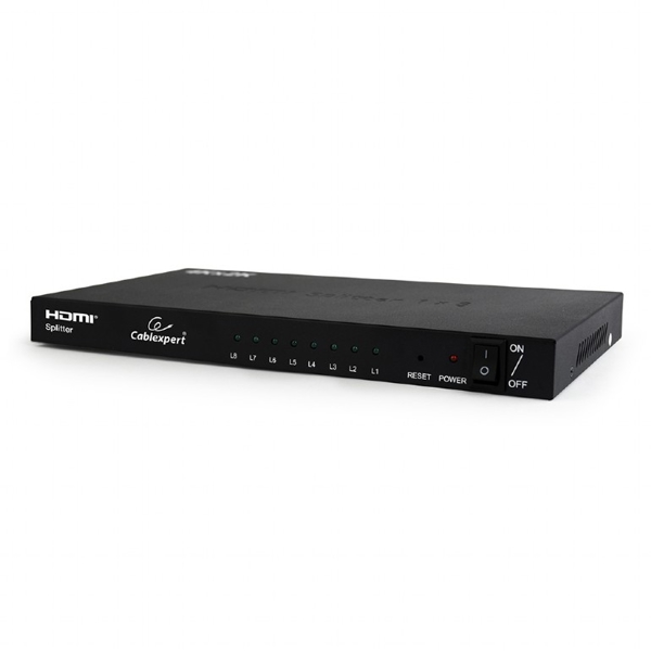 სპლიტერი Gembird DSP-8PH4-03 HDMI splitter 8 ports