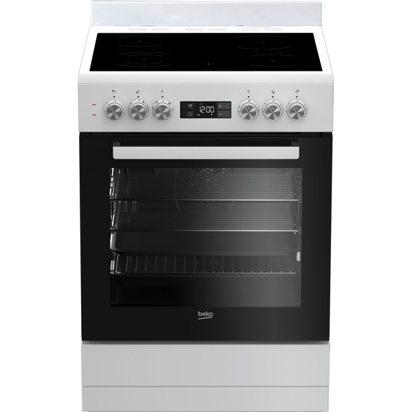 გაზქურა Beko BFC60VMW 60cm Freestanding Electric Oven/Stove