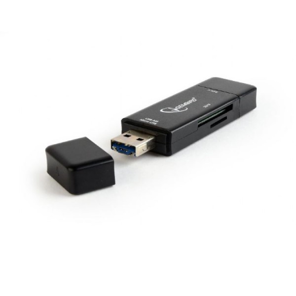 ბარათის წამკითხველი Gembird UHB-CR3IN1-01 Multi-USB SD card reader