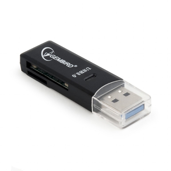 ბარათის წამკითხველი: Gembird UHB-CR3-01 SD+Micro-SD card reader USB 3.0