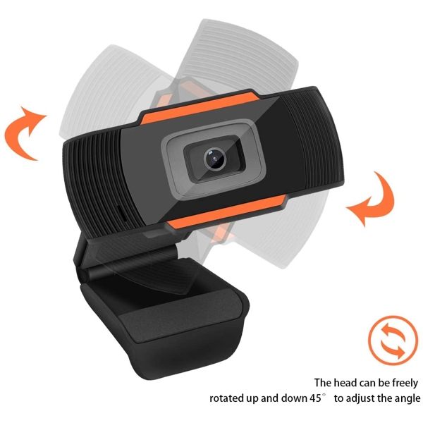 ვებკამერა მიკროფონით Webcam PC Camera 1080P FHD Video Record Full HD Web Camera With MIC For Computer