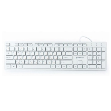 კლავიატურა Gembird KB-MCH-03-W-RU Multimedia "chocolate" keyboard USB RU