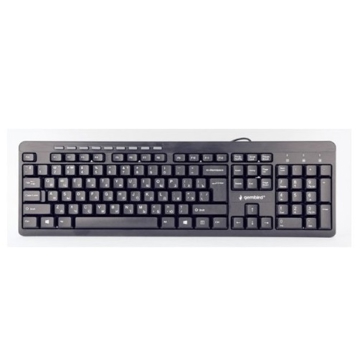 კლავიატურა Gembird KB-UM-106-RU Multimedia keyboard USB RU layout black