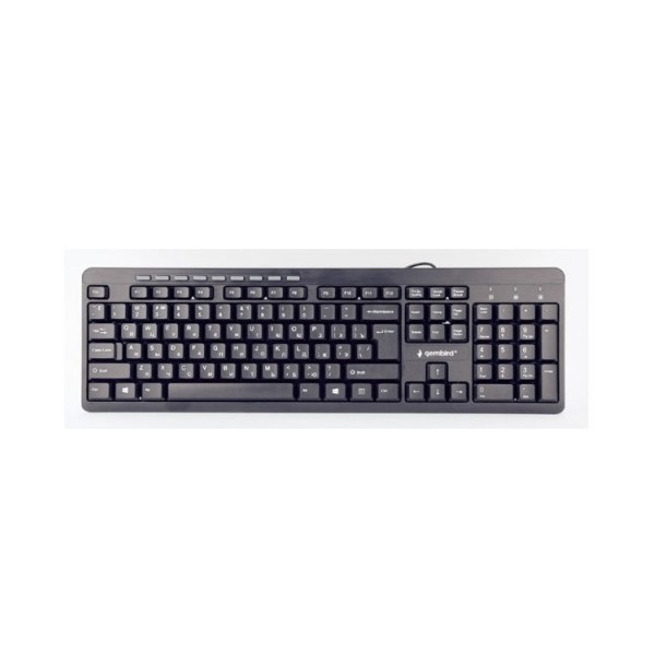 კლავიატურა Gembird KB-UM-106-RU Multimedia keyboard USB RU layout black