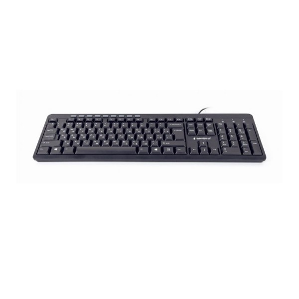 კლავიატურა Gembird KB-UM-106-RU Multimedia keyboard USB RU layout black