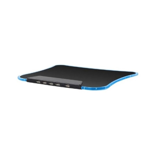 მაუსის პადი Gembird MP-LED-4P LED mouse pad with 4-port USB hub