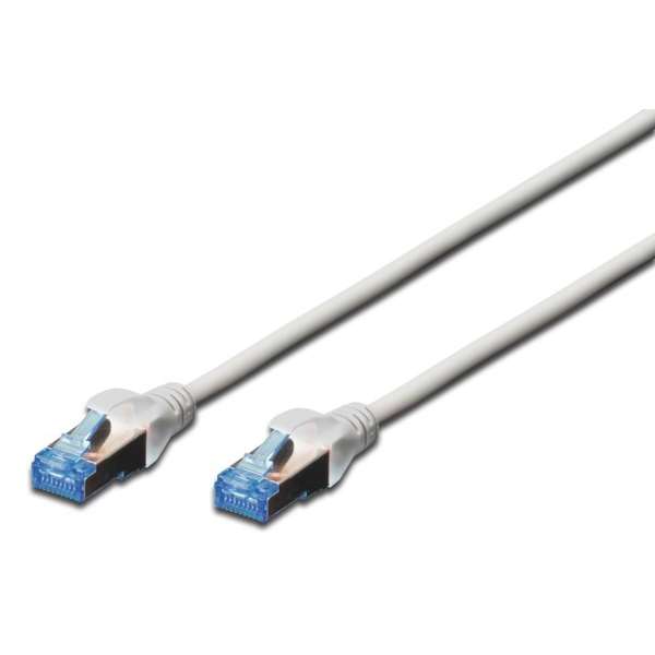 ქსელის კაბელი DIGITUS CAT 5e SF-UTP patch cord, 1m Cu, PVC grey