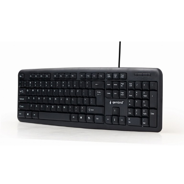 კლავიატურა Gembird KB-U-103 Keyboard USB Black