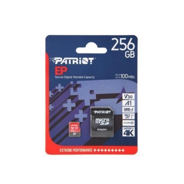 SD ბარათი Patriot EP Series 256GB MICRO SDXC V30 UHS-1 U3 C10 - PEF256GEP31MCX