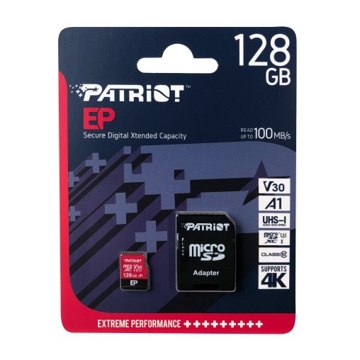 SD ბარათი Patriot EP Series 128GB MICRO SDXC V30 UHS-1 U3 C10 - PEF128GEP31MCX