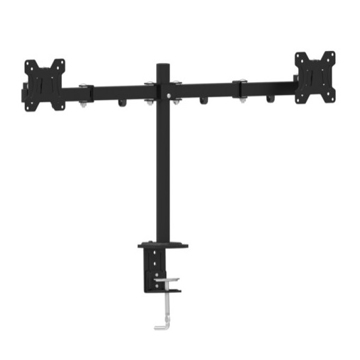 მონიტორის საკიდი Gembird MA-DF2-01 Adjustable desk 2-display mounting arm (tilting) 13”-27”