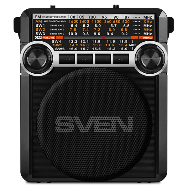 რადიო მიმღები Sven SRP-355 Speakers Black