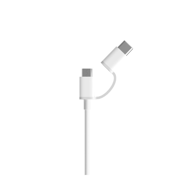 კაბელი Xiaomi Mi 2-in-1 USB Cable Micro USB to Type C (100cm) SJV4082TY