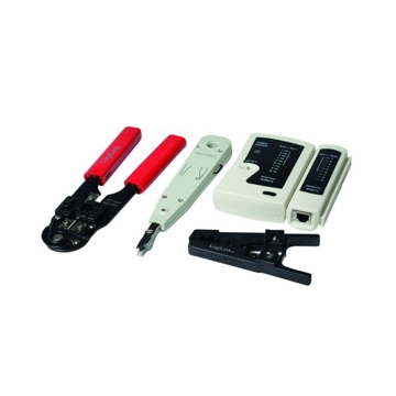 ხელსაწყოების ნაკრები Logilink WZ0012 Tool and Tester set For Networking 4 parts