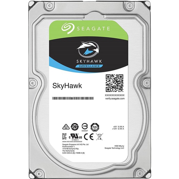 მყარი დისკი Seagate ST8000VX004 SkyHawk (Surveillance) 3.5" SATA 6Gb/s 8TB 7200rpm