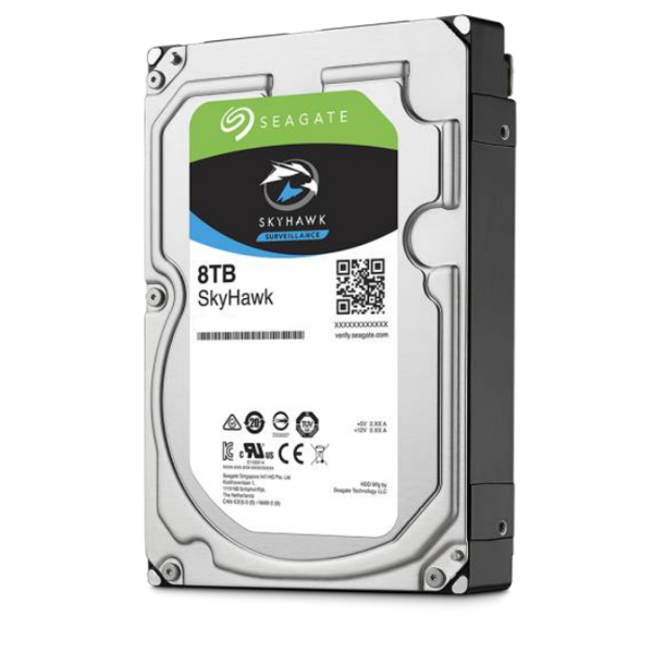 მყარი დისკი Seagate ST8000VX004 SkyHawk (Surveillance) 3.5" SATA 6Gb/s 8TB 7200rpm