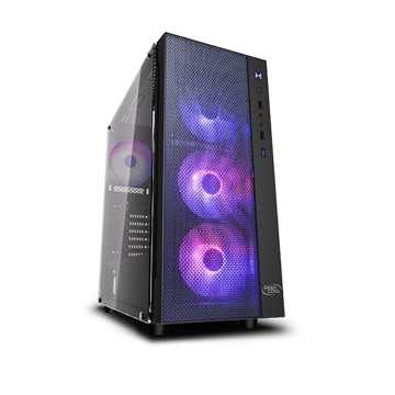 ქეისი DEEPCOOL MATREXX 55 MESH ADD-RGB 4F ATX Mid-Tower Case 140mm×3/120mm×3