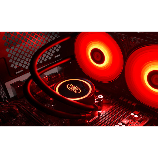 ქულერი Deepcool GAMMAXX L240T RED Universal CPU Cooler 